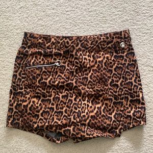 Zara Leopard Skort